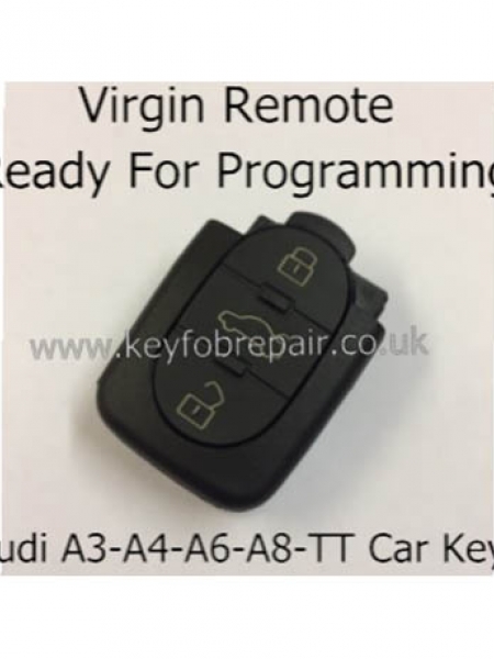 Audi 3 Button Virgin Remote Key Fob A3 A4 A6 A8 Tt