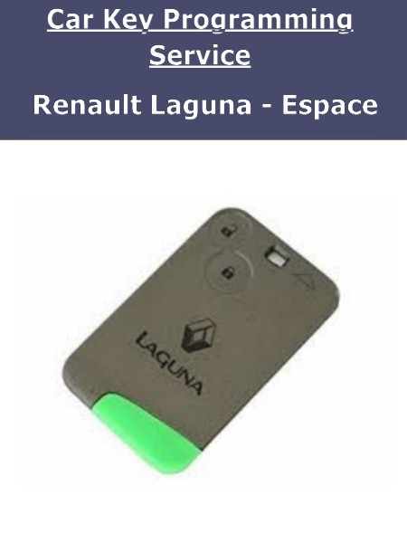 Key Programming Service - Renault Laguna Espace Car Keys