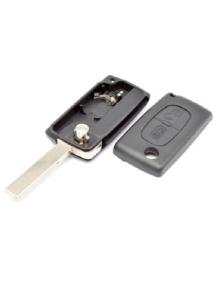 Fiat Scudo 2 Button Car Fob Remote Key Case Shell - HU83 Blade