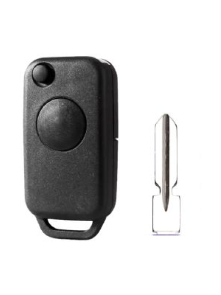 Mercedes Benz 1 Button Fob Car Remote Key Case - C E S SL Class