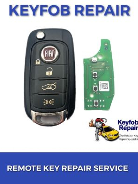 Fiat 500X Egea Tipo Remote Car Key Fob Repair Service