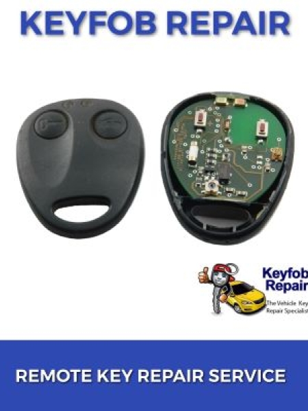 Saab Car Key 2 Button Remote Fob Repair Service - 9000 900