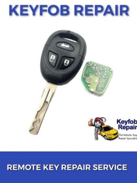 Saab Car Key 3 Button Remote Fob Repair Service - 93 95