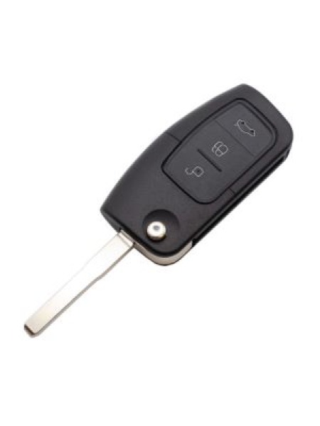 Ford 3 Button Fob Car Remote Key Case - Fiesta Focus C Max Galaxy
