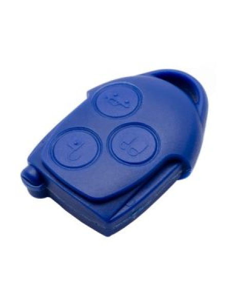Ford 3 Button Remote Car Key Fob Repair Service - Transit Blue