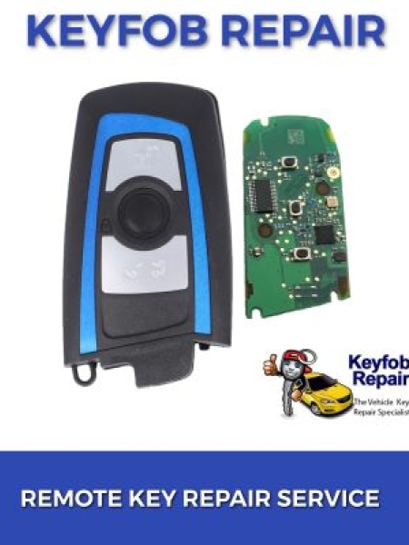 Blue Bmw Remote Car Key Fob Repair Service + New Case - 1 Series 2 Series 3 Series 4 Series