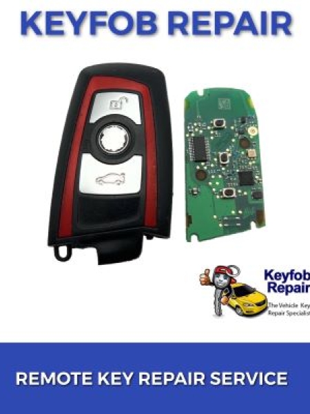 Red Bmw Remote Car Key Fob Repair Service + New Case - 1 Series 2 Series 3 Series 4 Series