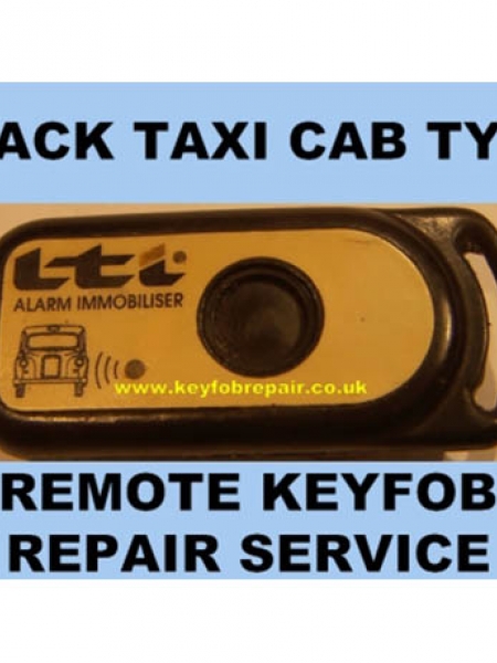 Black Taxi Cab keyfob repair service.