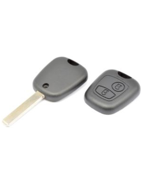 Citroen 2 Button Car Fob Remote Key Case Shell - VA2 Blade - C1 C2 C3 Picasso