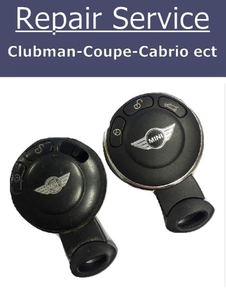 Mini Cooper Clubman Coupe Cabrio Key Fob Remote Repair Service