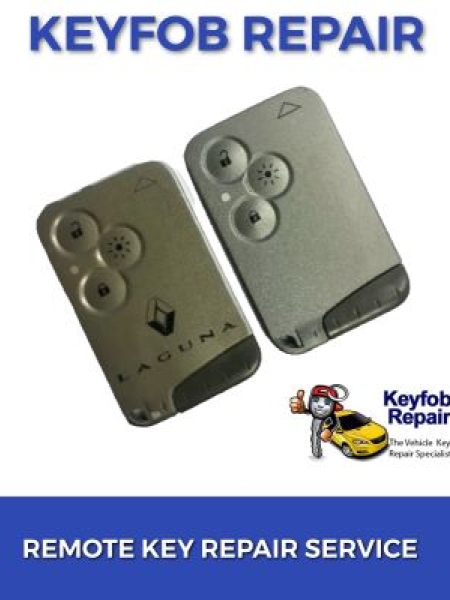 Renault Laguna Espace 3 Button With Case Key Fob Repair Service