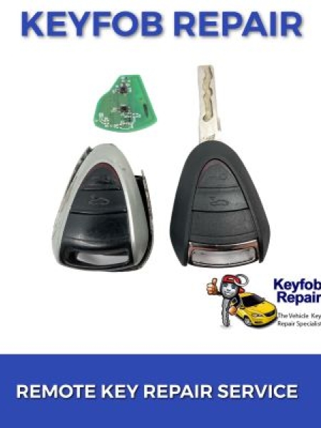 Porsche 911 997 2 Button Remote Fob Key Repair Service