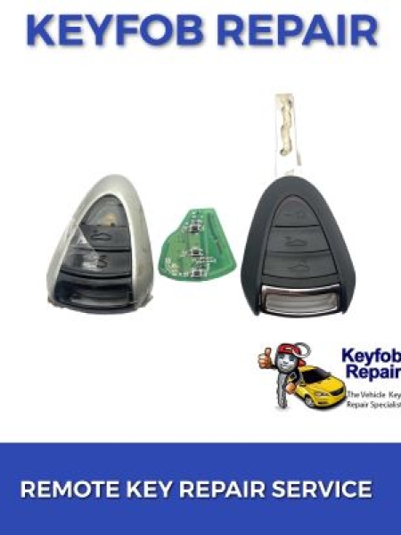 Porsche 987 Boxster Cayman 3 Button Remote Fob Key Repair Service