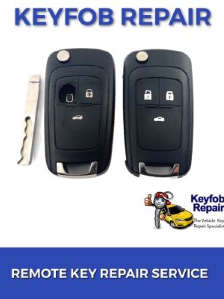 Chevrolet 3 Button Car Key Remote Fob Repair Service - Aveo Cruze Orlando Spark