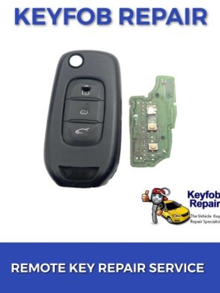 Renault Captur Clio Kadjar Megane Symbol Remote Car Key Fob Repair Service