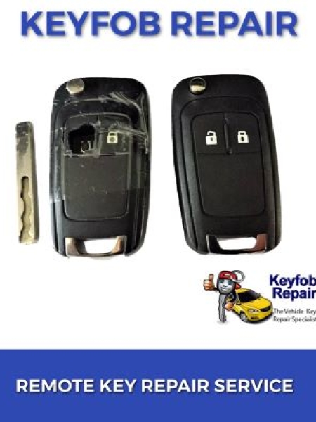 Vauxhall Flip Cam Key Fob Repair Including New Case-Astra Zafira Vectra Etc