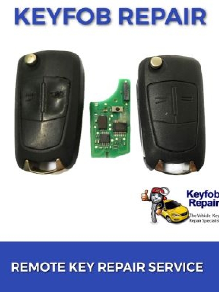  Vauxhall 2 and 3 Button Car Key Remote Fob Repair Service - Astra Corsa Zafira Meriva