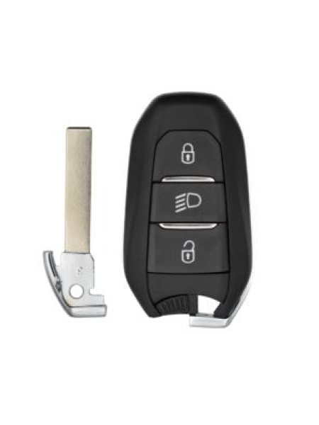 Peugeot 3 Button Fob Car Remote Key Case - 2008 208 3008 5008 508
