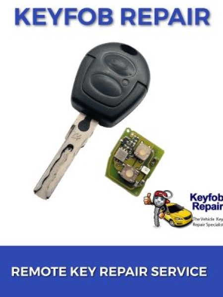 Seat 2 Button Remote Key Fob Repair Service - Leon Ibiza Toledo