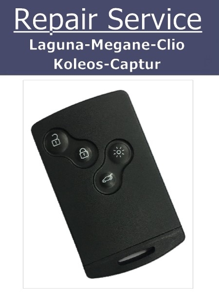 Renault Clio Capture Koleos Megane Laguna Key Fob Repair Service