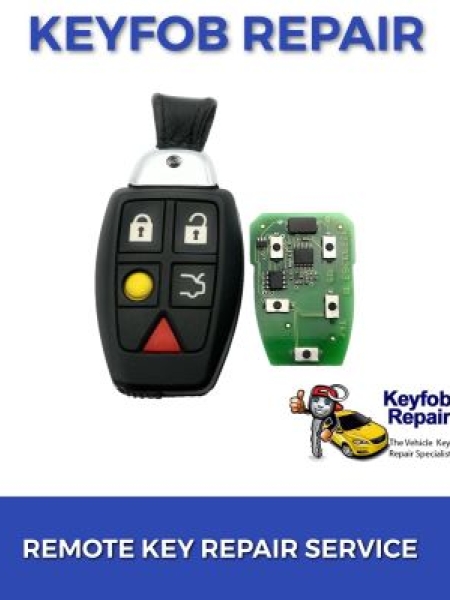 Volvo 5 Button Car Key Remote Fob Repair Service - S40 V50