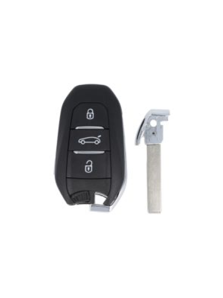 Peugeot 3 Button Fob Car Remote Key Case - 2008 408 208 508 3008 5008