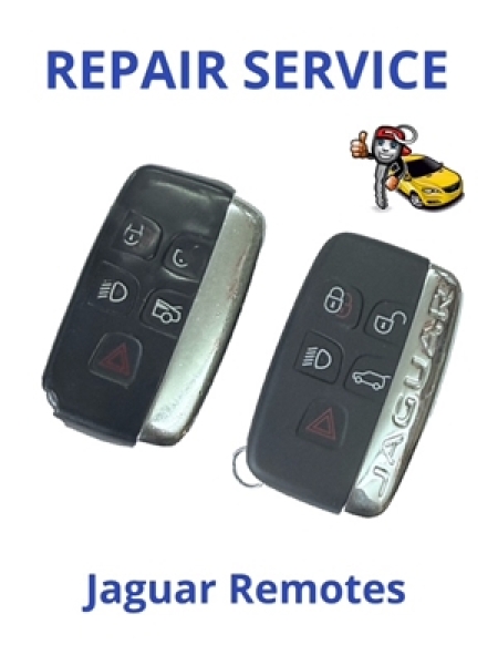 Jaguar XE XF F Type Key Fob Remote Repair Service