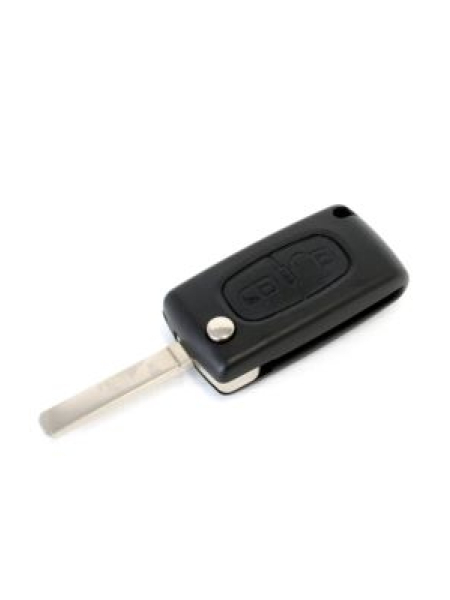 Peugeot Partner 2 Button Fob Car Remote Key Case - VA2 Blade
